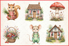 Spring Farm Clipart Bundle - CraftNest - Digital Crafting and Art