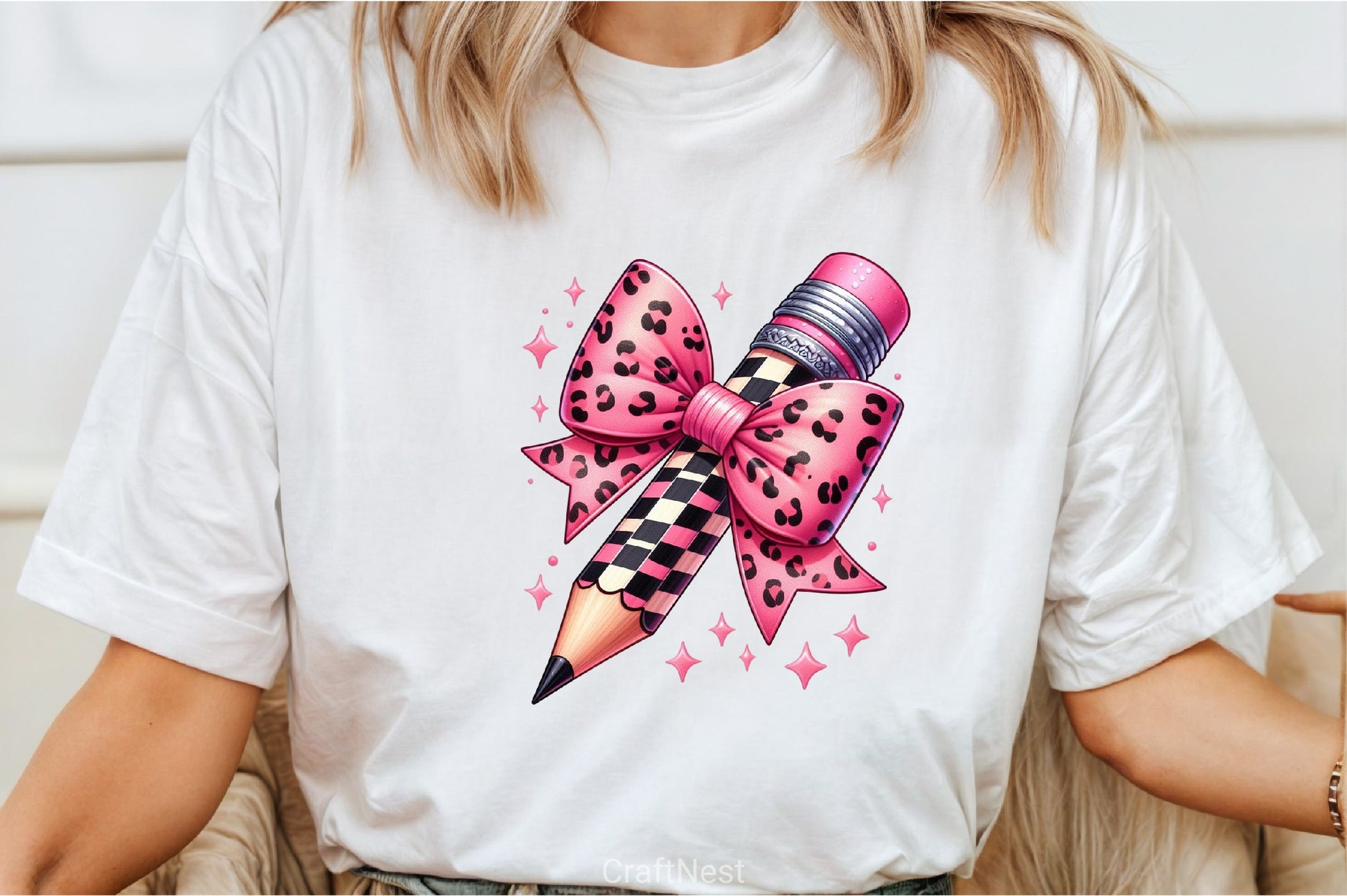 Leopard Teacher Pencil Clipart Bundle - CraftNest - Digital Crafting and Art