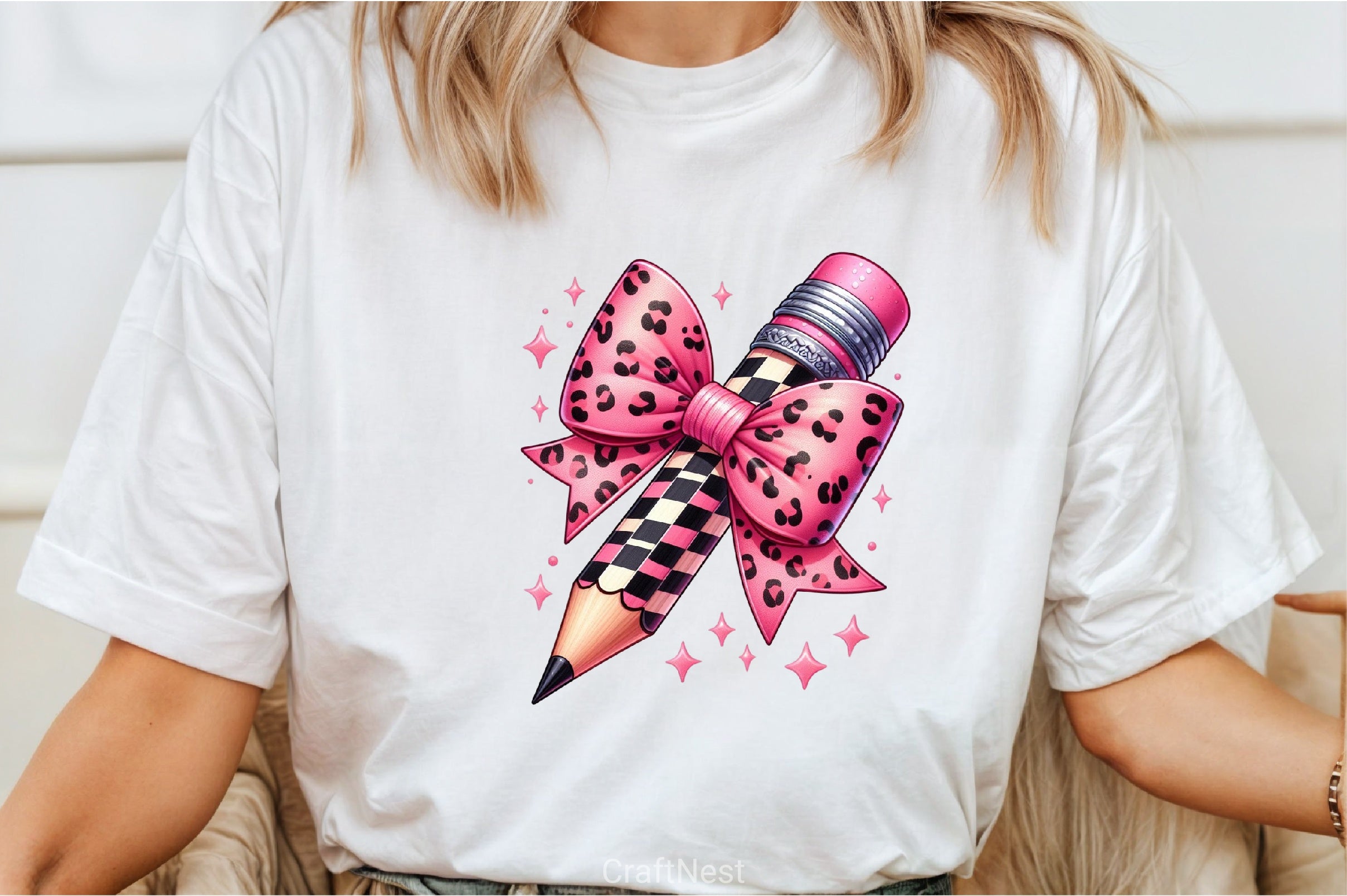 Leopard Teacher Pencil Clipart Bundle - CraftNest - Digital Crafting and Art