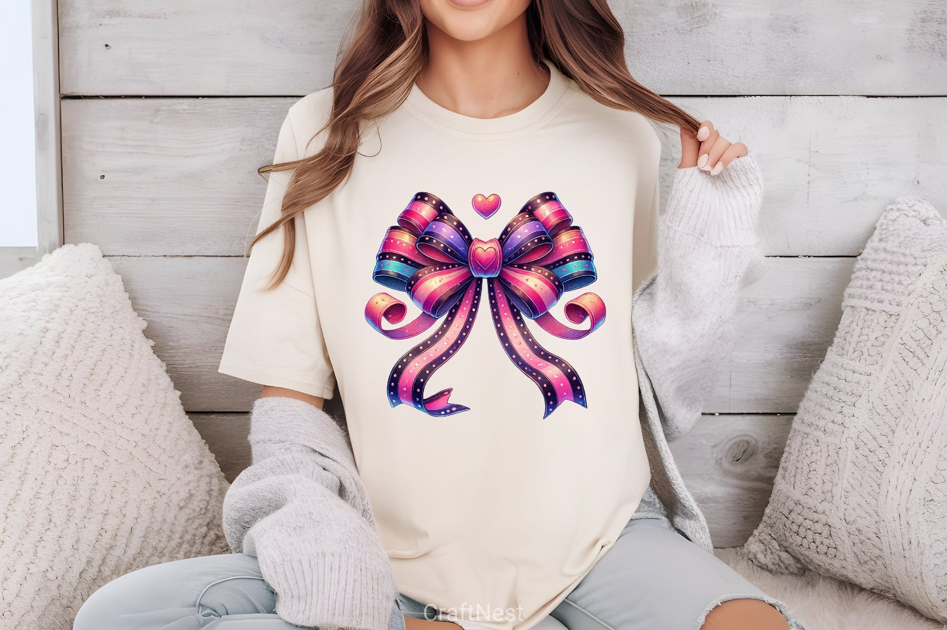 Coquette Valentine Clipart Bundle 7 - CraftNest - Digital Crafting and Art