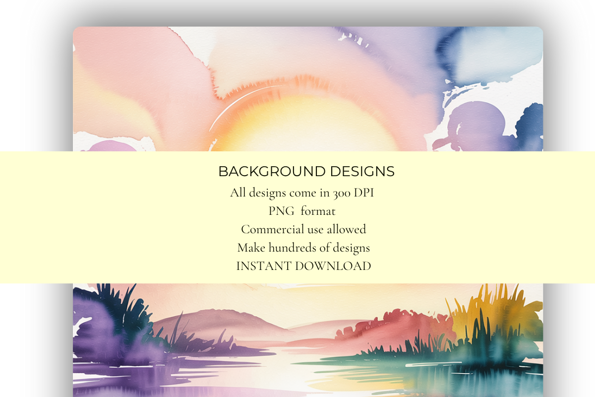 Sunrise Skies Pastel Background Papers