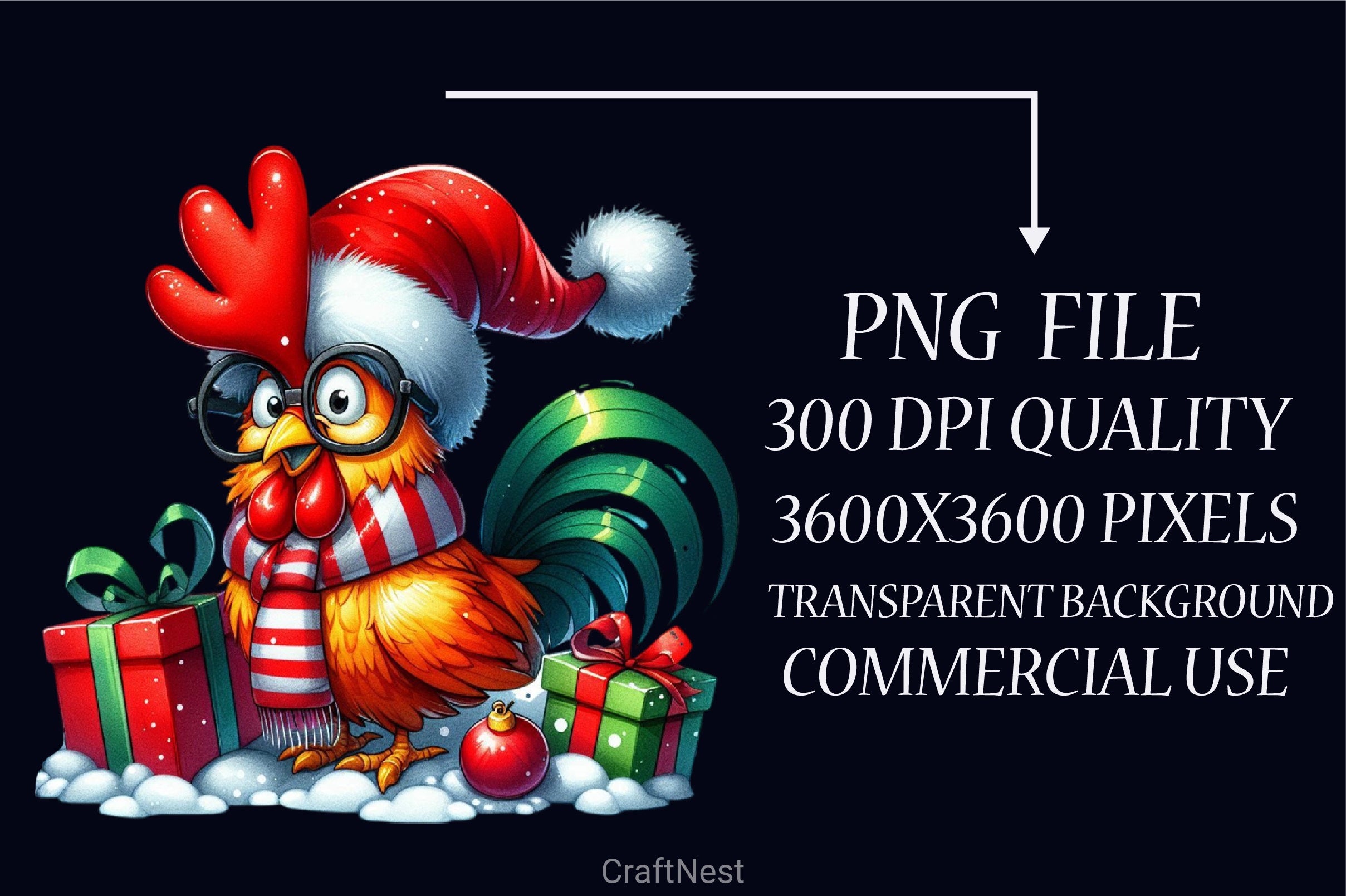 Funny Rooster Clipart Bundle - CraftNest - Digital Crafting and Art