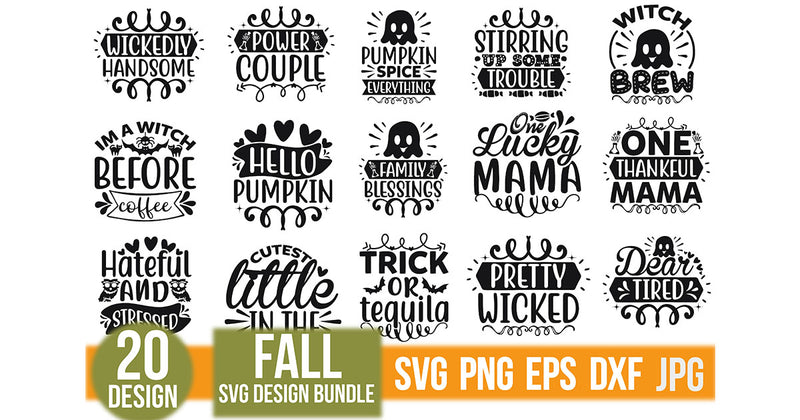 Fall SVG Bundle 7 - CraftNest - Digital Crafting and Art