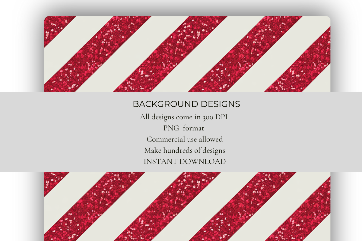 Red Glitter Stripes Background Papers