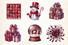 Whimsical Christmas Clipart Bundle - CraftNest - Digital Crafting and Art