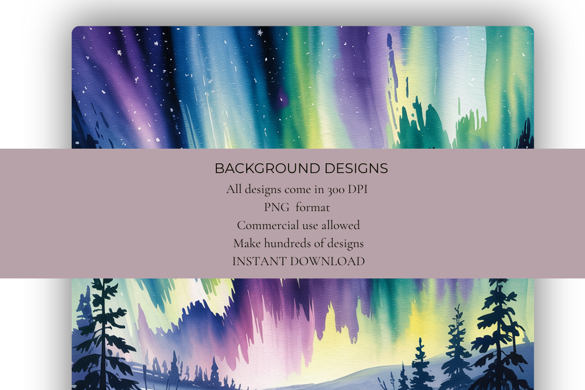 Northern Lights Aurora Background Papers