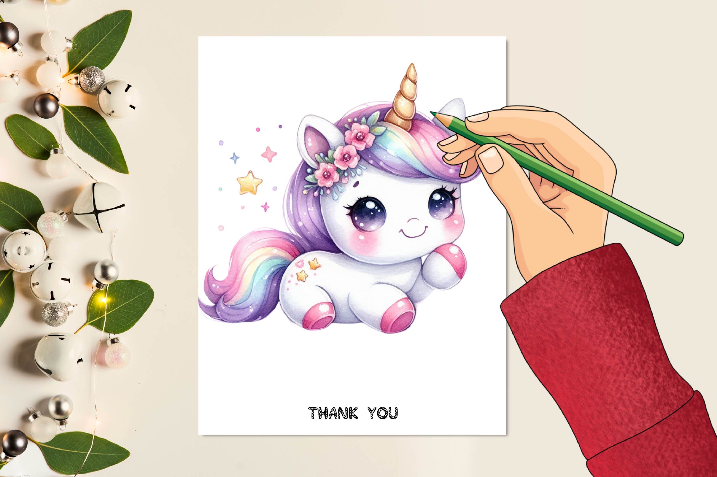Baby Unicorn Clipart Bundle - CraftNest - Digital Crafting and Art