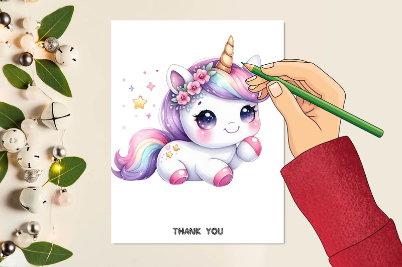 Baby Unicorn Clipart Bundle - CraftNest - Digital Crafting and Art