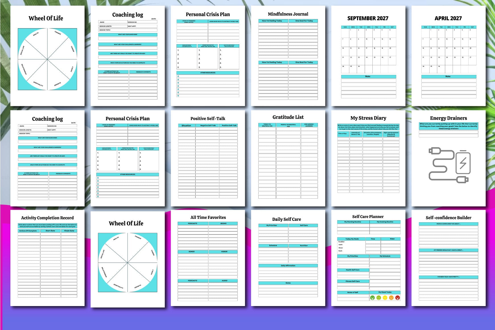 Life Self Help Planner