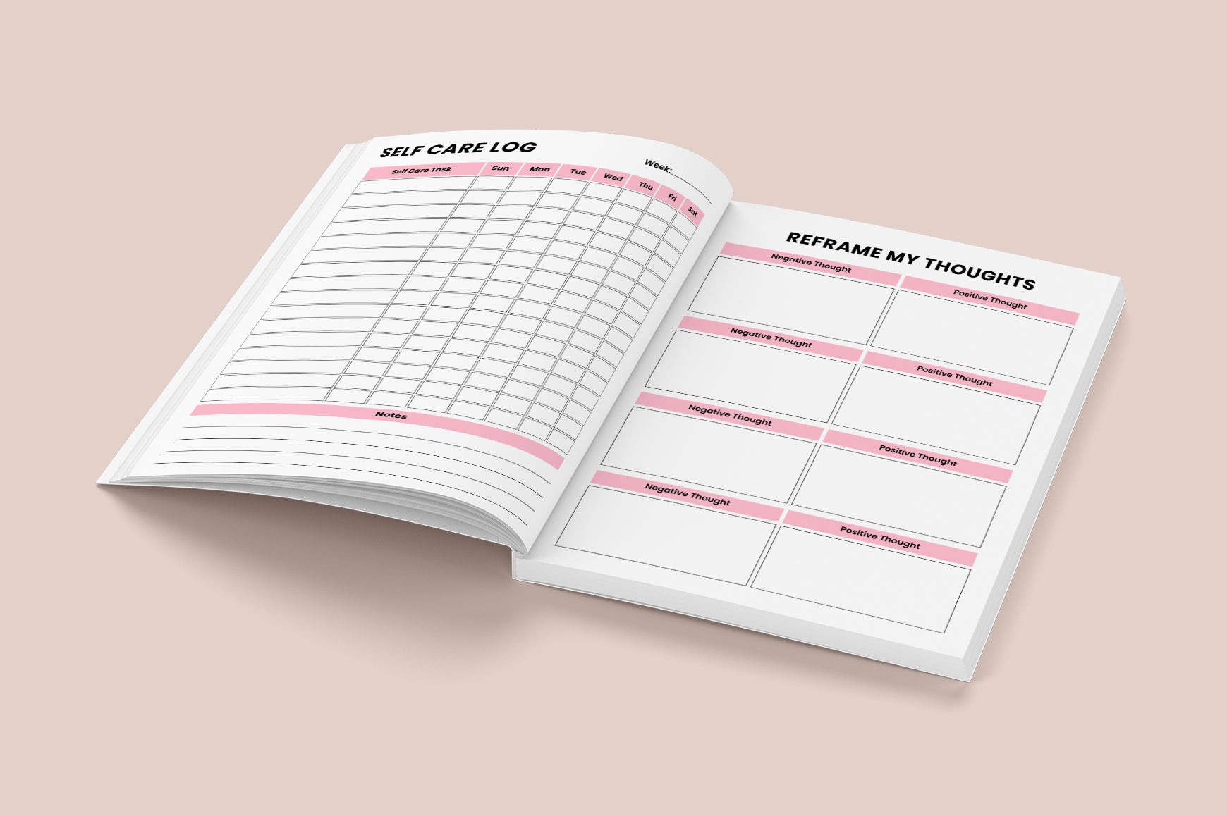 Positive Mindset Growth Journal