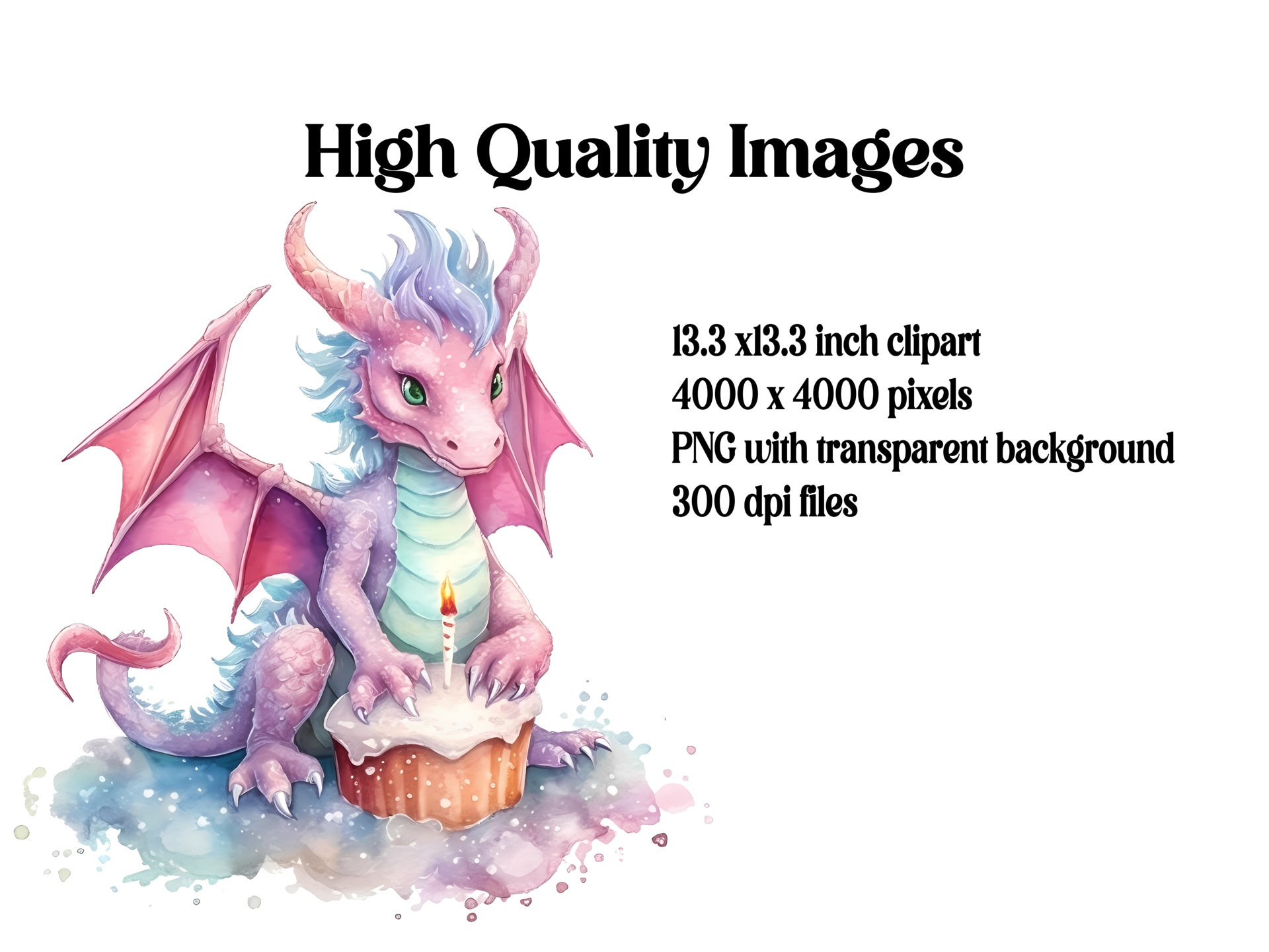 Dragon Cake Clipart - CraftNest