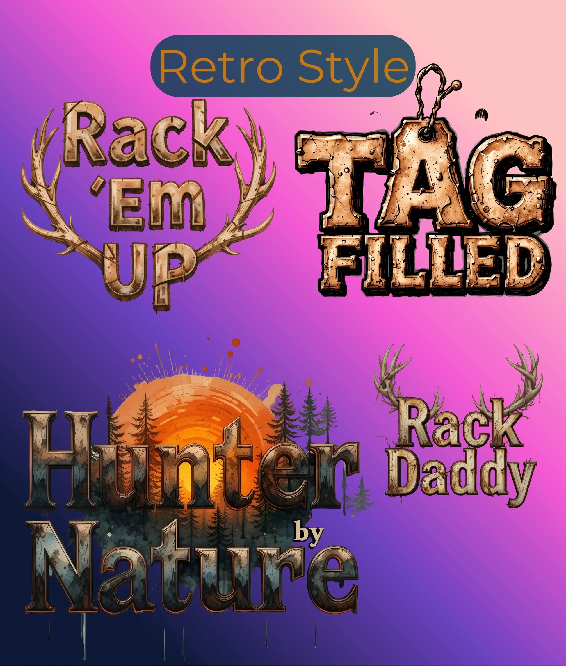 Hunting Season Clipart Bundle - CraftNest - Digital Crafting and Art
