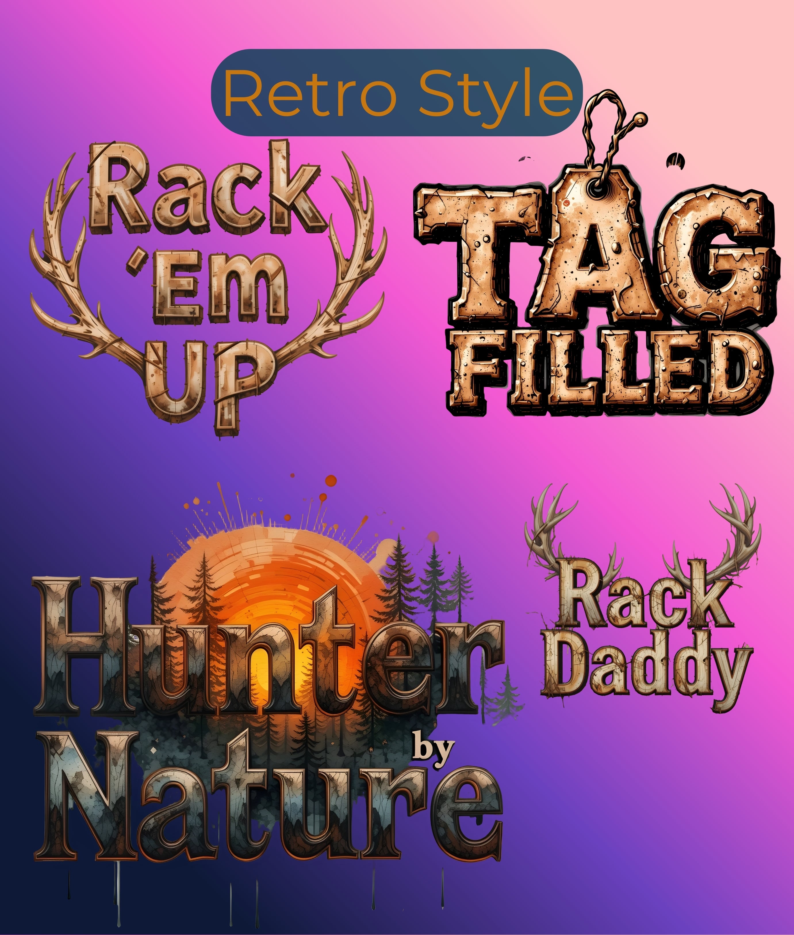 Hunting Season Clipart Bundle
