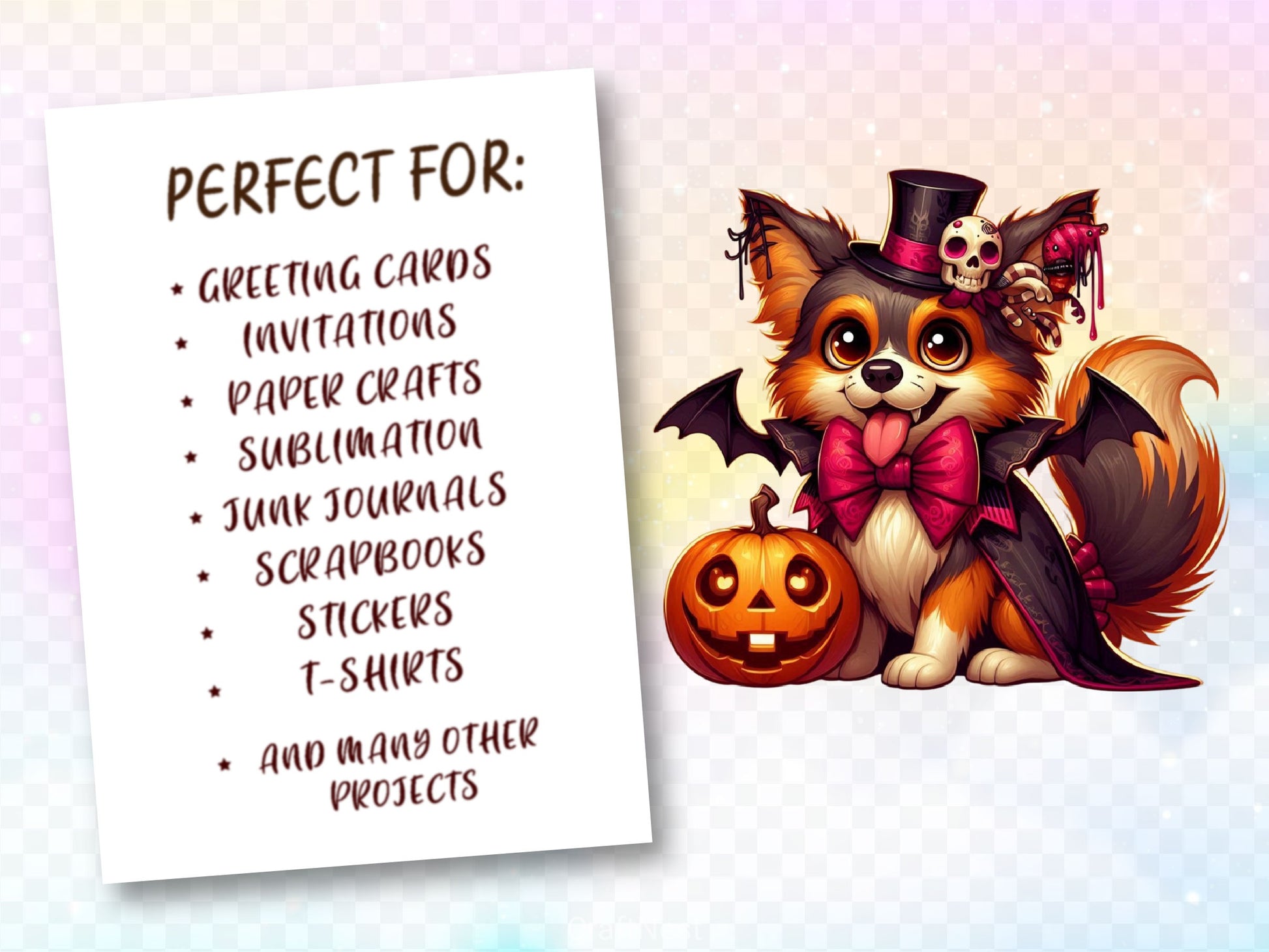 Halloween Dog Clipart Bundle 3 - CraftNest - Digital Crafting and Art