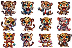 Angry Leopard Clipart Bundle - CraftNest - Digital Crafting and Art