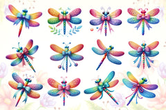 Crochet Dragonflies Clipart Bundle 2 - CraftNest - Digital Crafting and Art