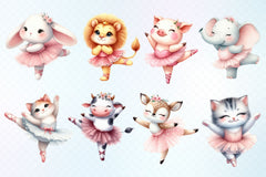Ballet Animals Clipart Bundle - CraftNest - Digital Crafting and Art