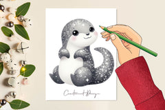 Glitter Komodo Clipart Bundle - CraftNest - Digital Crafting and Art