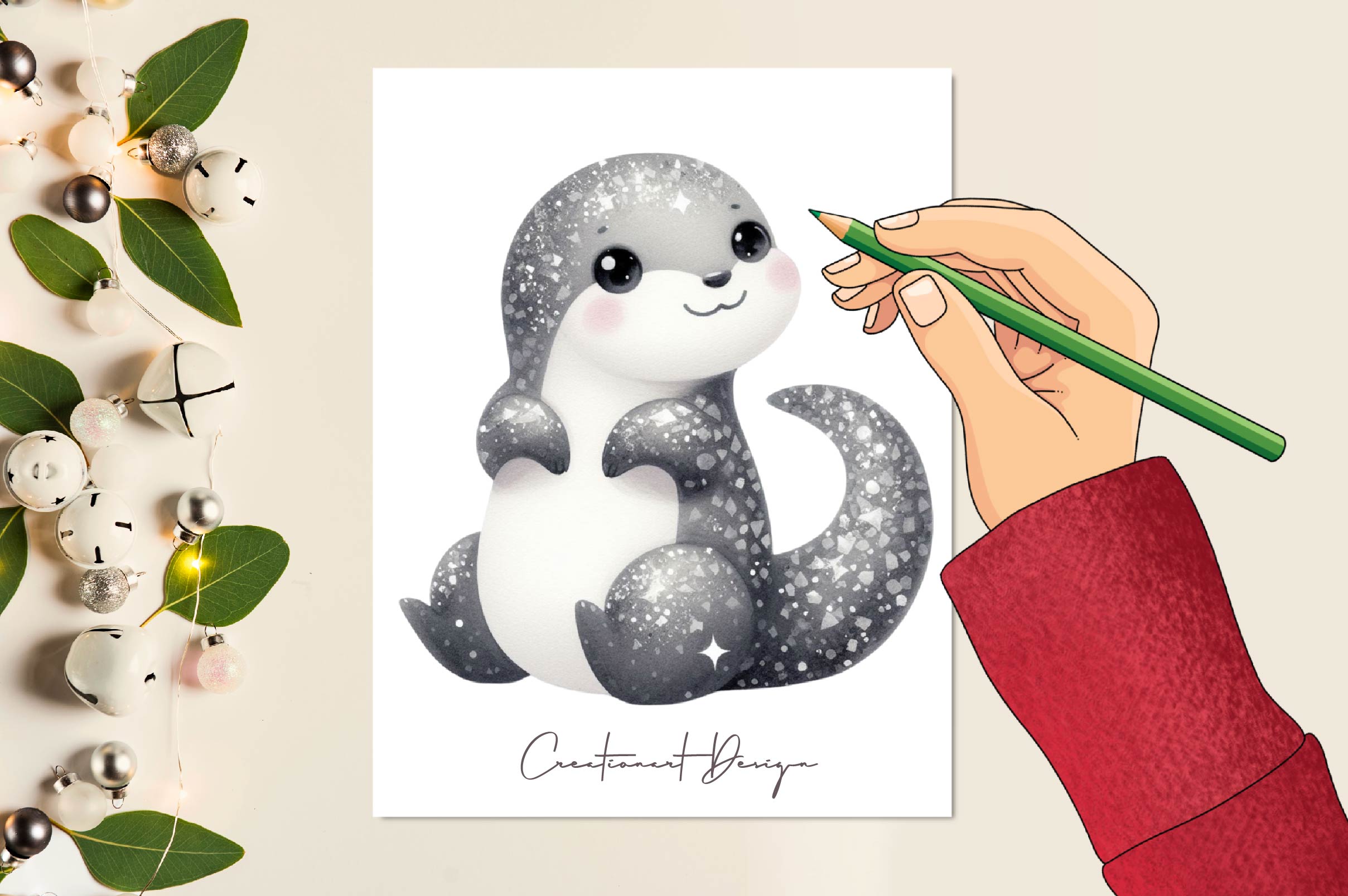 Glitter Komodo Clipart Bundle - CraftNest - Digital Crafting and Art