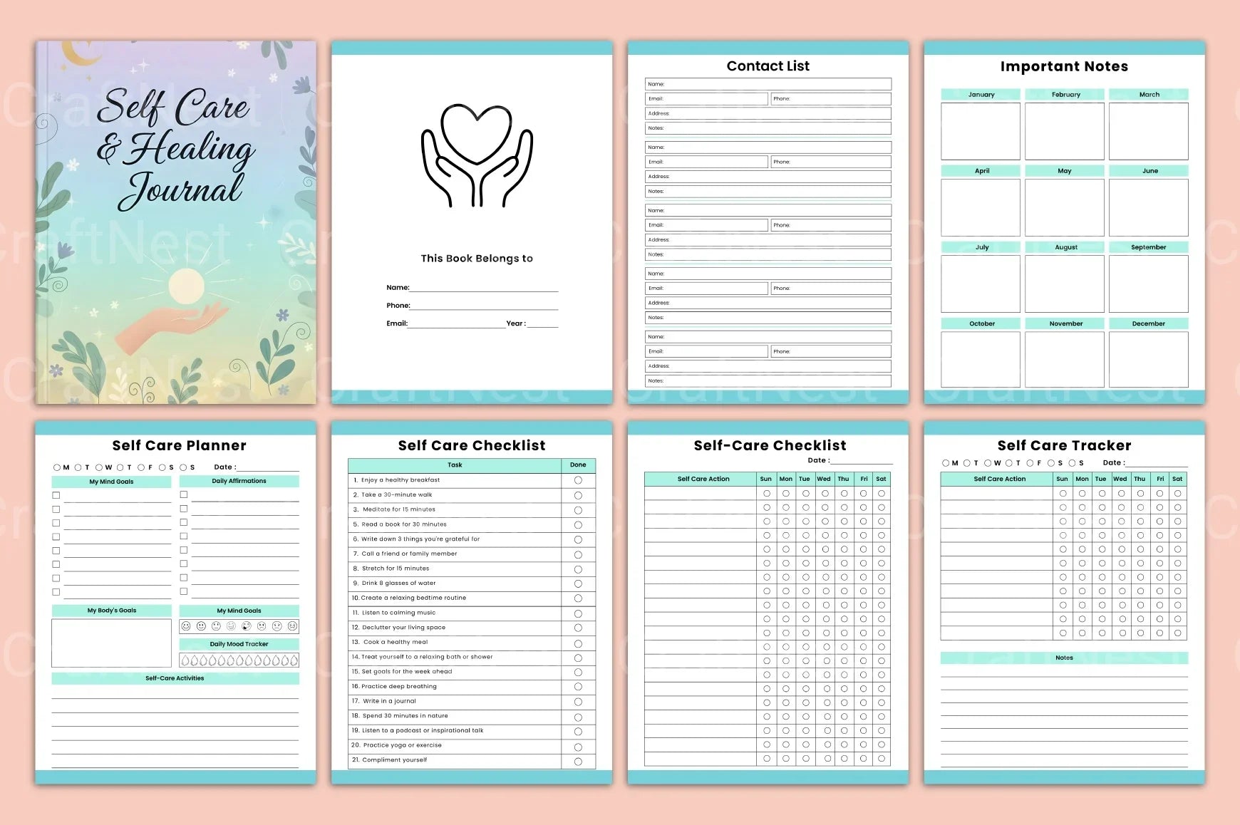Self Care Healing Techniques - CraftNest - Digital Crafting and Art