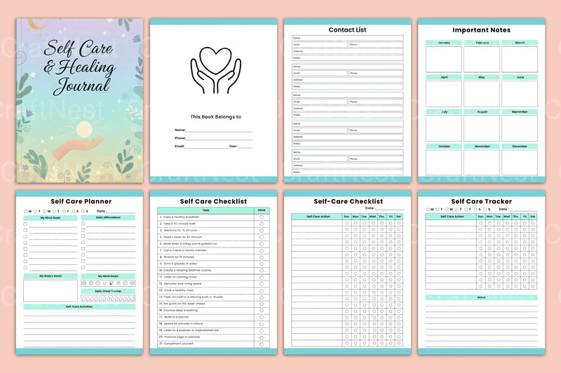 Self Care Healing Techniques - CraftNest - Digital Crafting and Art