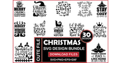 Christmas 50 SVG Bundle - CraftNest - Digital Crafting and Art