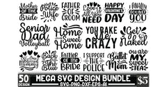 Mega Design SVG Bundle 3 - CraftNest - Digital Crafting and Art