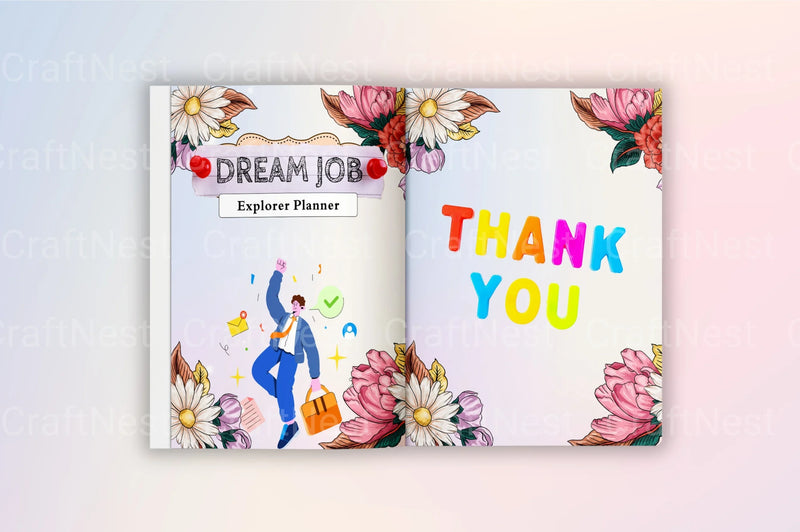 Dream Job Explorer Planner - CraftNest - Digital Crafting and Art
