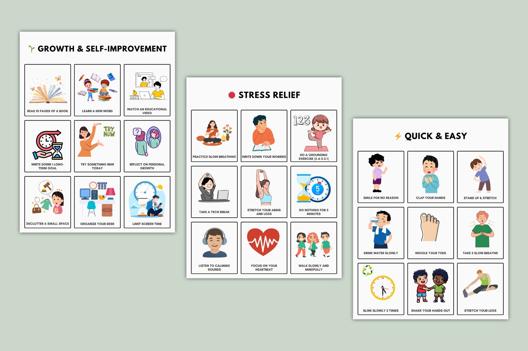 Feel Good Self Care Bingo Book