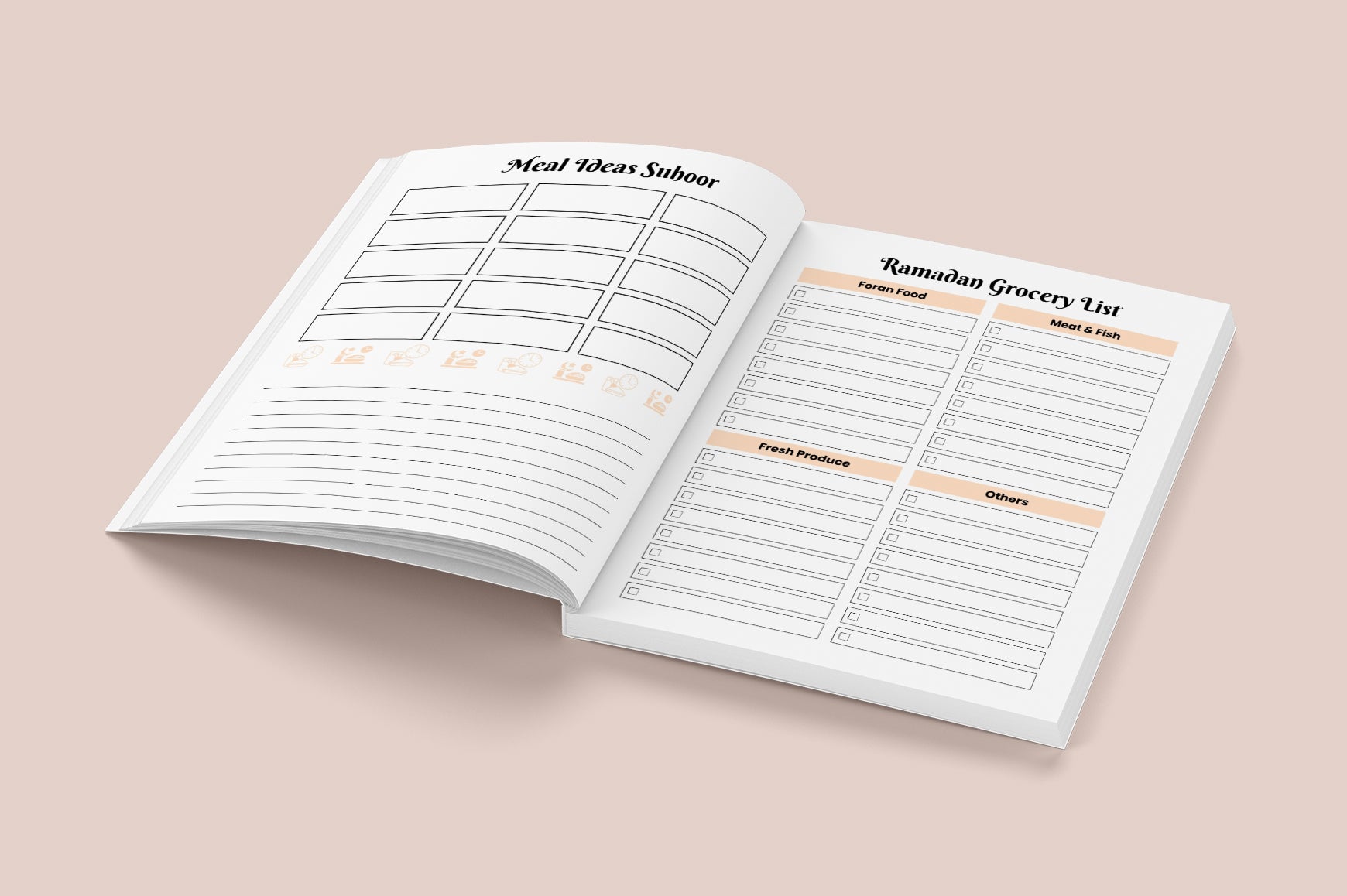 Ramadan Ibadah Planner