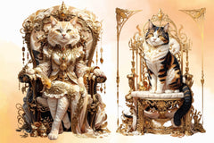 Queen Cat Clipart Bundle - CraftNest - Digital Crafting and Art