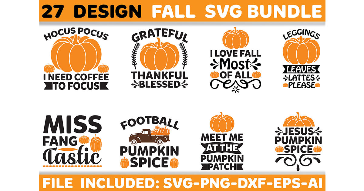 Fall SVG Bundle 4 - CraftNest - Digital Crafting and Art