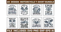 Bike T-Shirt Bundle - CraftNest - Digital Crafting and Art