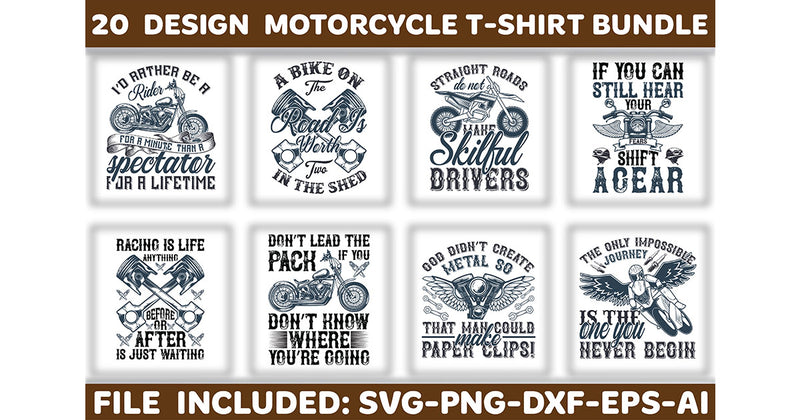 Bike T-Shirt Bundle - CraftNest - Digital Crafting and Art