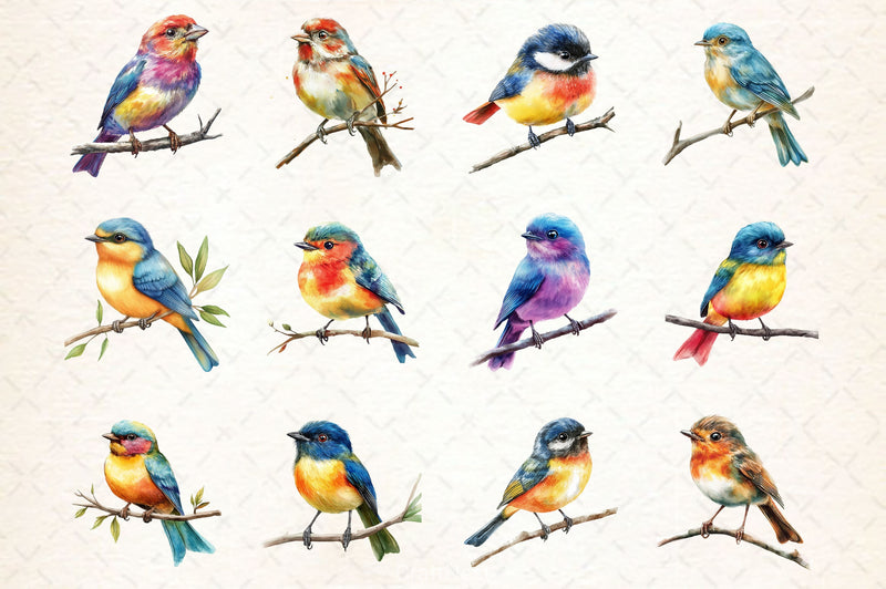 Birds Clipart Bundle 19 - CraftNest - Digital Crafting and Art