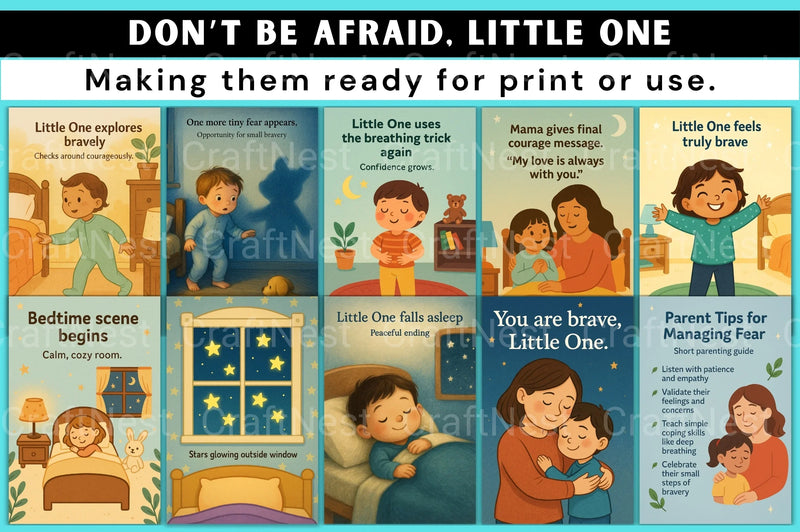 Don't Be Afraid, Little One - CraftNest - Digital Crafting and Art