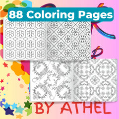 Nature Pattern Coloring Books Bundle - CraftNest - Digital Crafting and Art
