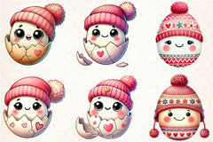 Easter Kawaii Egg Clipart Bundle - CraftNest - Digital Crafting and Art