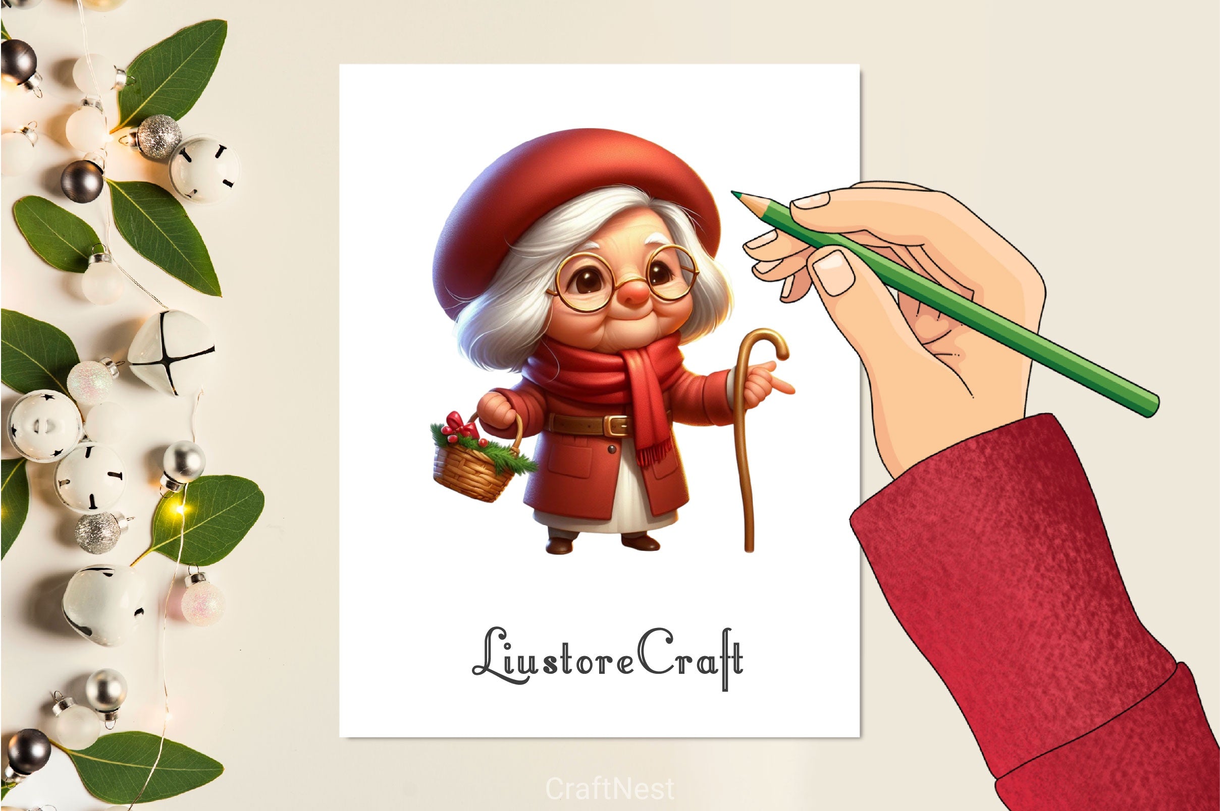 Funny Old Ladies Clipart Bundle 2 - CraftNest - Digital Crafting and Art