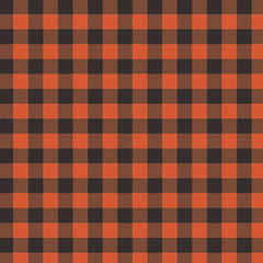 Halloween Plaid Seamless Digital Paper - CraftNest - Digital Crafting and Art