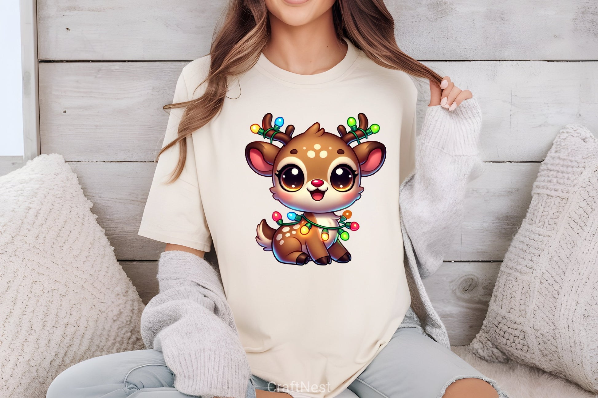 Christmas Reindeer Clipart Bundle 4 - CraftNest - Digital Crafting and Art