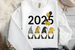 New Year Gnomes 2025 Clipart Bundle 7 - CraftNest - Digital Crafting and Art