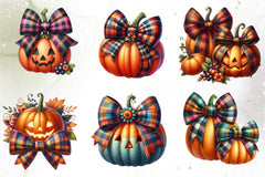 Retro Pumpkin Clipart Bundle - CraftNest - Digital Crafting and Art