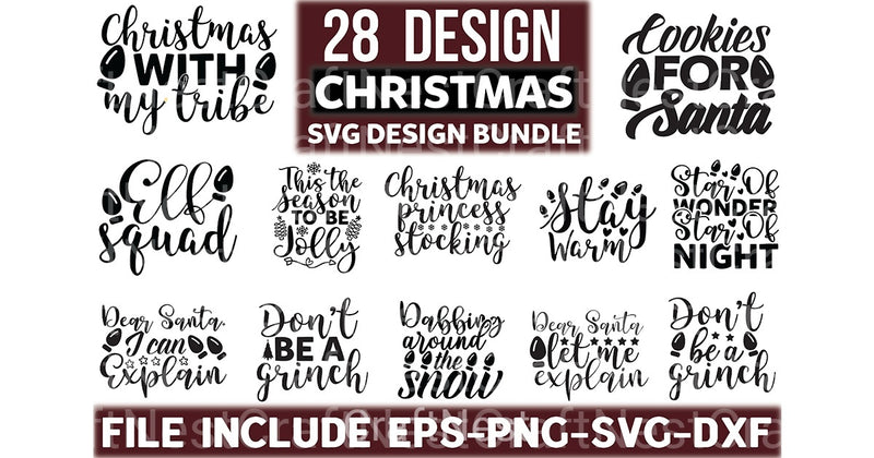 Christmas Bundle 1 - CraftNest - Digital Crafting and Art