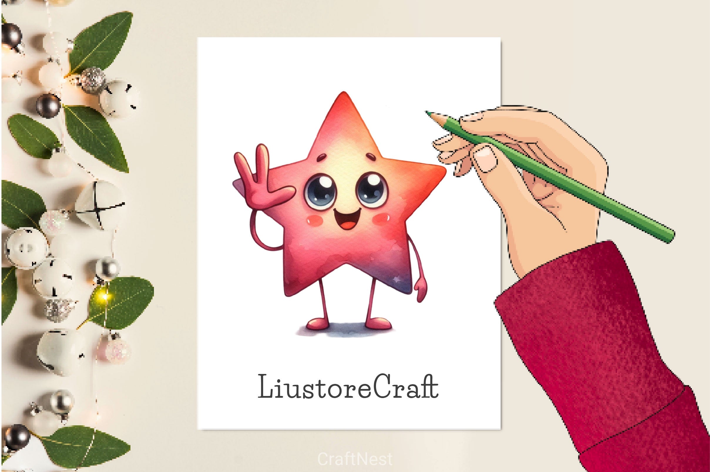 Playful Star Clipart Bundle 2 - CraftNest - Digital Crafting and Art