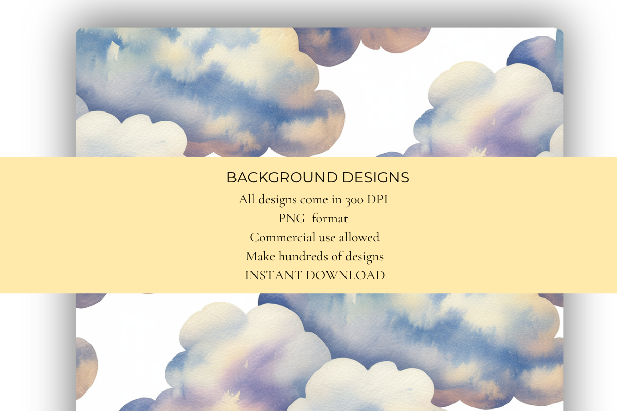Clouds Background Papers