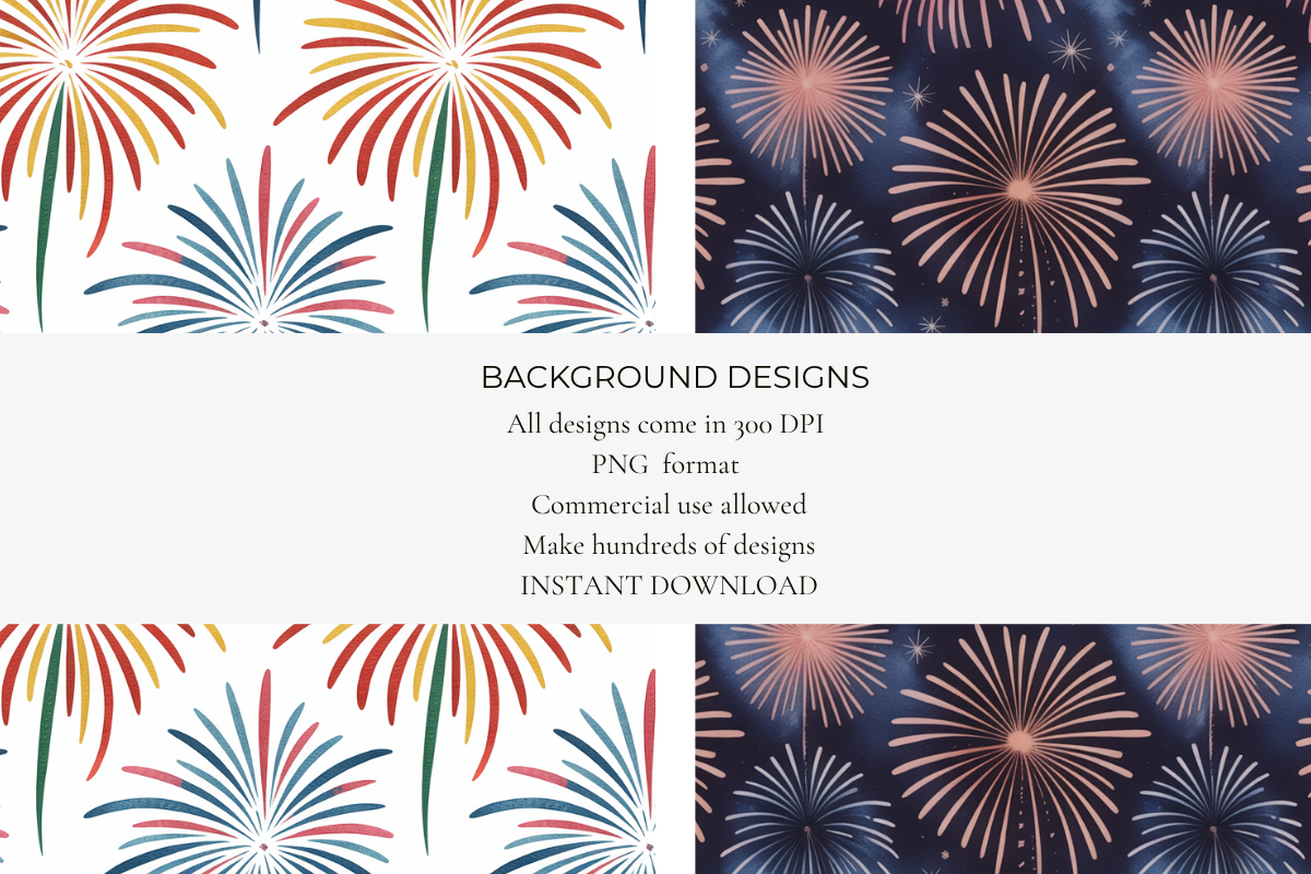 Fireworks Seamless Papers