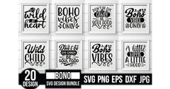 Boho SVG Bundle 3 - CraftNest - Digital Crafting and Art