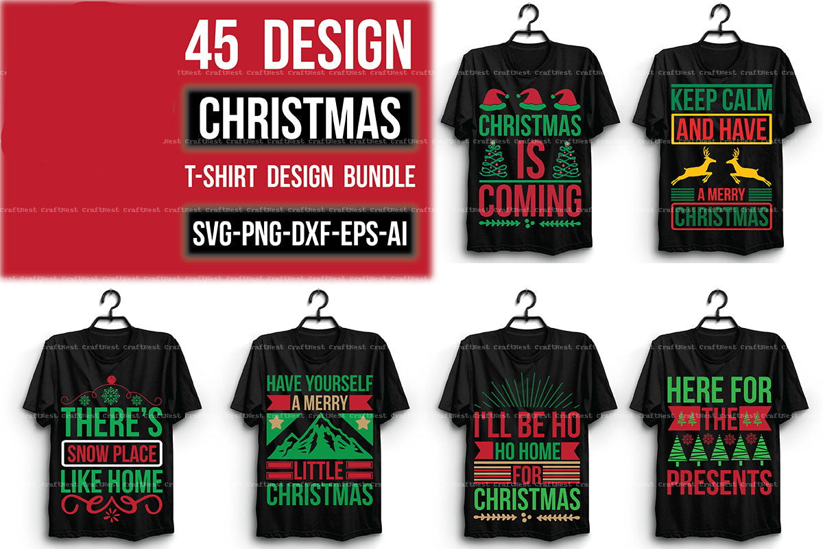 Christmas T-Shirt SVG Bundle