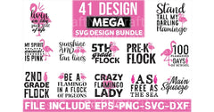 Flamingo Design Bundle - CraftNest - Digital Crafting and Art